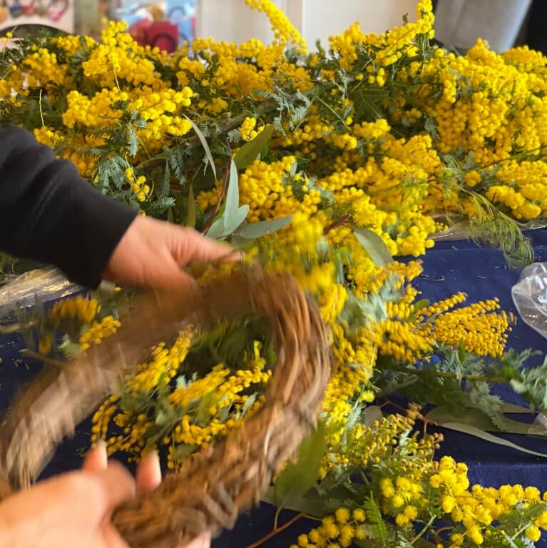 ミモザリースのワークショップ